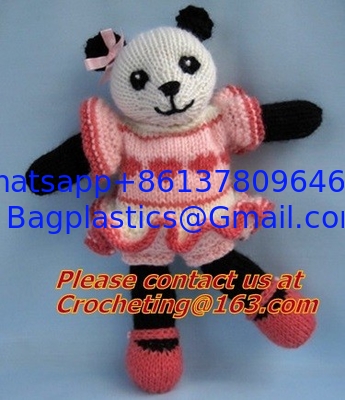 The New Design of The animal hand knitted, Crochet Stuffed Toy Doll,knitting patterns toys supplier