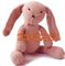 Mannual Knitted Doll standing flower stuffed toysCrocheted Craft Crochet Animal Rabbit Toy supplier