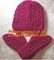 Woven cotton ball knitted cap,custom pom pom knitted beanie ,winter knit cap beanie hat kn supplier