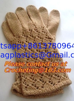 100% acrylic knitted baby lovely jacquard glove, New Product Acrylic Cotton Jacquard Knitt supplier