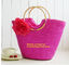 Hot fashion Simple hollow beach bags women straw bag vintage knitted big tote bags shoulde supplier