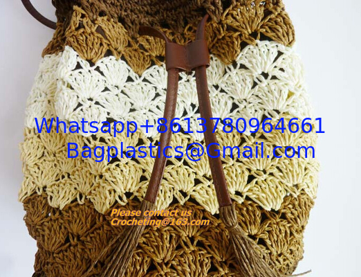 Straw pattern beach bags women handbag Women Bag in shoulder pouch for female bags supplier