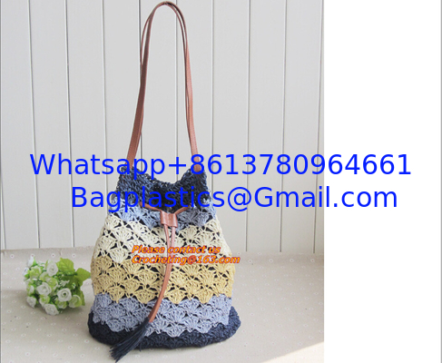 Straw pattern beach bags women handbag Women Bag in shoulder pouch for female bags supplier