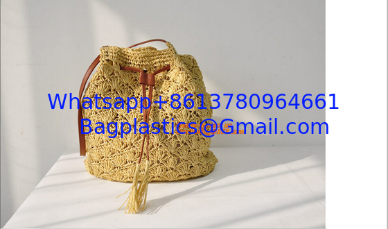 Straw pattern beach bags women handbag Women Bag in shoulder pouch for female bags supplier