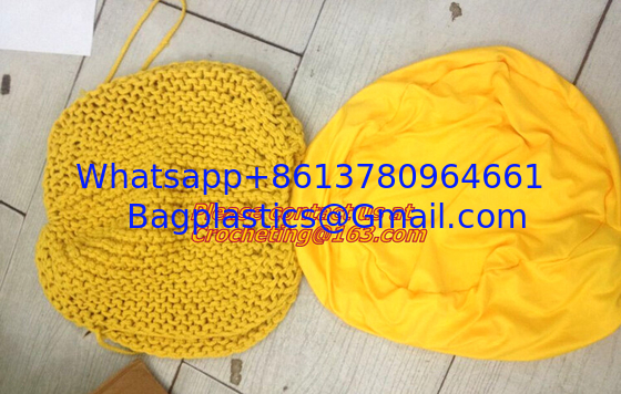 hand made large size Acrylic crochet floor pouffe crochet pouf hassock Ottoman Floor Cushi supplier