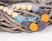 Handmade Nursing Necklace Crochet Beads Breastfeeding Crochet Flowers Natural Wood Accesso supplier