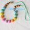 Rainbow Crochet necklace, cotton Nursing necklace Fashion Accessory, crochet, handmade supplier