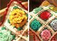 The good hand exclusive retro handmade crochet Mori stereo flower Retro Red Edge pillow supplier