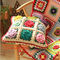 High Quality Nordic Crochet bed pillow Daisy hand-woven cushion covers Decorative Cushion supplier