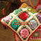 new cotton crochet pillow cover cotton knitted pillow cover cushion towel for home decor supplier