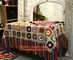 80*60 cm Bohemia Handmade crochet hook Daisy striped blanket, flower crochet knitted blank supplier