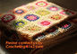 Handmade Crochet Pastoral Floral Blankets Decorative Sofa cover /Sofa Backrest Towel Weddi