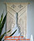 Macrame Wall Art Hanging, Tapestry Wedding Decoration, Bunting Banner knitted, crochet wedding bunting supplier