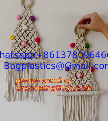 MACRAME TABLE RUNNER, MACRAME LAMP SHADE, MACRAME DOOR CURTAIN, MACRAME YOGA BAG supplier