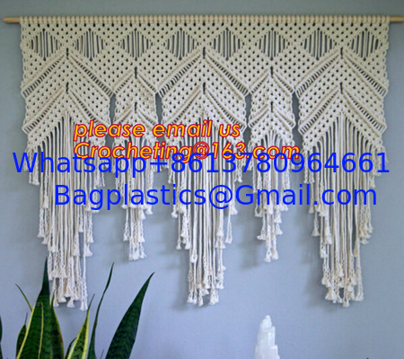 MACRAME FOLDABLE SCREEN, MACRAME WALL HANGING, MACRAME WALL HANGING, MACRAME PLANT HOLDER supplier