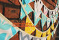 rustic wedding banner, burlap lace banner, event party supplies, party Decorations Handmade Vintage Rustic Lace Flag Bun supplier