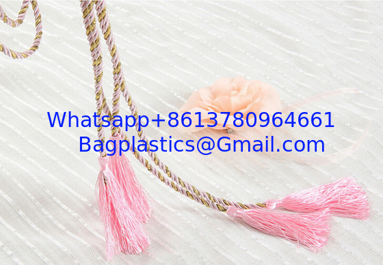 9cm polyester tassel with cord for curtain garments polyester Handmade decoration tassel, supplier