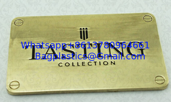 embossed brand handbag logo jeans metal logo label, embossed metal nameplate metal label, brand metal logo plate,metal l supplier