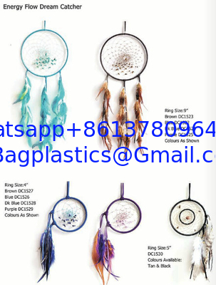 Dreamcatcher Gift checking Dream Catcher Net With natural stones Feathers Wall Hanging Decoration Ornament supplier