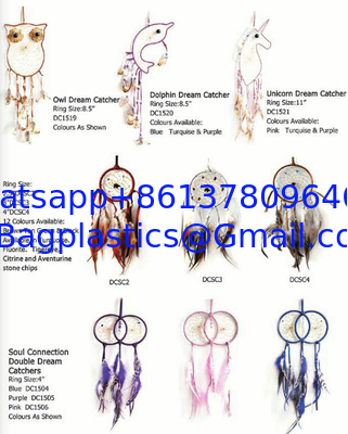 Dreamcatcher Gift checking Dream Catcher Net With natural stones Feathers Wall Hanging Decoration Ornament supplier