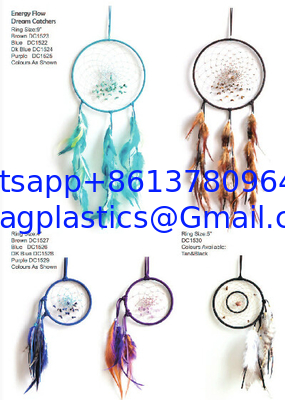 Dreamcatcher Gift checking Dream Catcher Net With natural stones Feathers Wall Hanging Decoration Ornament supplier