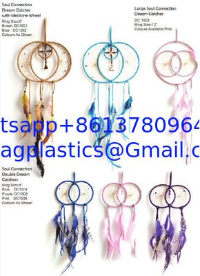 Dreamcatcher Gift checking Dream Catcher Net With natural stones Feathers Wall Hanging Decoration Ornament supplier