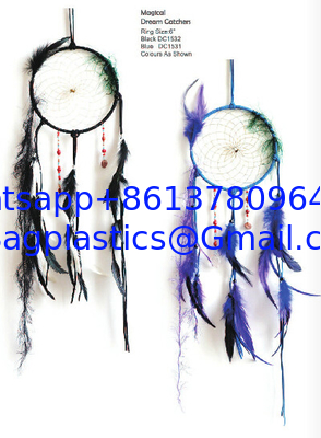 Dreamcatcher Gift checking Dream Catcher Net With natural stones Feathers Wall Hanging Decoration Ornament supplier