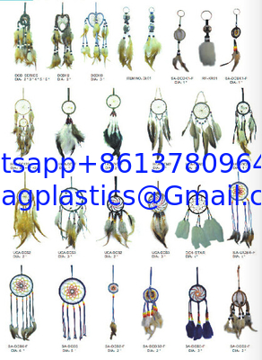 Dreamcatcher Gift checking Dream Catcher Net With natural stones Feathers Wall Hanging Decoration Ornament supplier