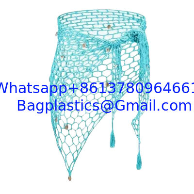 Swimwear Cover Up, Fashion Beach Hand Crochet Shawl Capelet Cover Up Sunscreen Net Triangle Fishnet Skirt Knitted Texture One-piece Short Beach Overskirt Swimsuit Cover Ups Vacation supplier