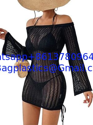 Swimwear Cover Up Fashion Beach Hand Crochet Shawl Capelet Skirt Knitted Texture One-Piece Short Hand Crochet Shawl Swimsuit Cover Ups Fashion Accessories supplier