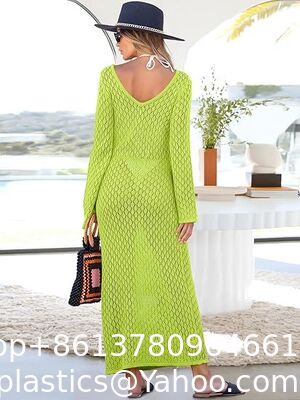 Swimsuit Bra Set Crochet Bikini Handmade Knitted Women Swimsuit Swim Crochet Cover Up Knit Bathing Suit Swimwear Summer Bodycon Beach Dress Vacation Clothes supplier