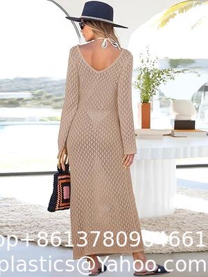 Swimsuit Bra Set Crochet Bikini Handmade Knitted Women Swimsuit Swim Crochet Cover Up Knit Bathing Suit Swimwear Summer Bodycon Beach Dress Vacation Clothes supplier