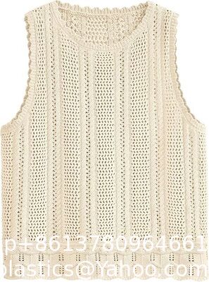 Women's Crochet Fringe Beach Skirt Hollow Out Sheer Cover Up Skirts Boho Coverups Beach Vacation Clothes for Women Spring Summer Crochet Sweater Vest Tank Tops Cover Ups Resort Cruise Outfits supplier