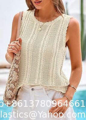 Women's Crochet Fringe Beach Skirt Hollow Out Sheer Cover Up Skirts Boho Coverups Beach Vacation Clothes for Women Spring Summer Crochet Sweater Vest Tank Tops Cover Ups Resort Cruise Outfits supplier